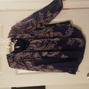 Dress Barn Woman Paisley blouse
